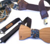 papillon bretelle paisley fantasia ciliegio legno uomo gigetto