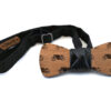 papillon legno mogano motociclette pelle nero gigetto1910