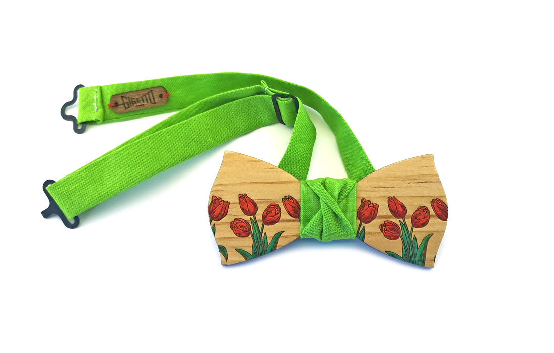 papillon tulipani fiori legno dipinto a mano verde gigetto papillon tulipani fiori legno dipinto a mano verde gigetto