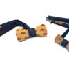 papillon adulto bambino babbo figlio legno moto blu jeans gigetto1910