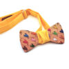 papillon legno ciliegio airone natura dipinto a mano colorato Gigetto1910