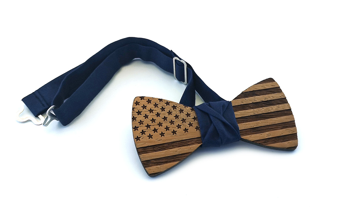 papillon bandiera americana legno gigetto1910 (2)