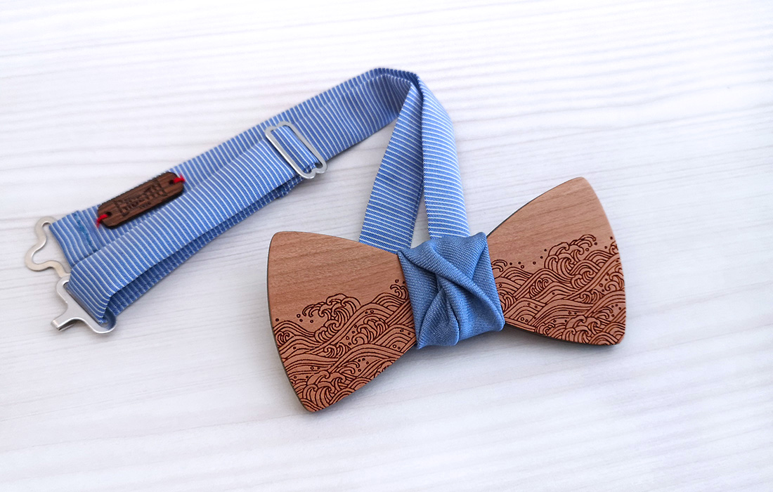 papillon legno onde mare gigetto1910