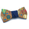 papillon legno mongolfiere dipinto a mano Gigetto1910