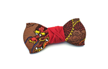 Papillon in legno, dragone, nodo varie colorazioni