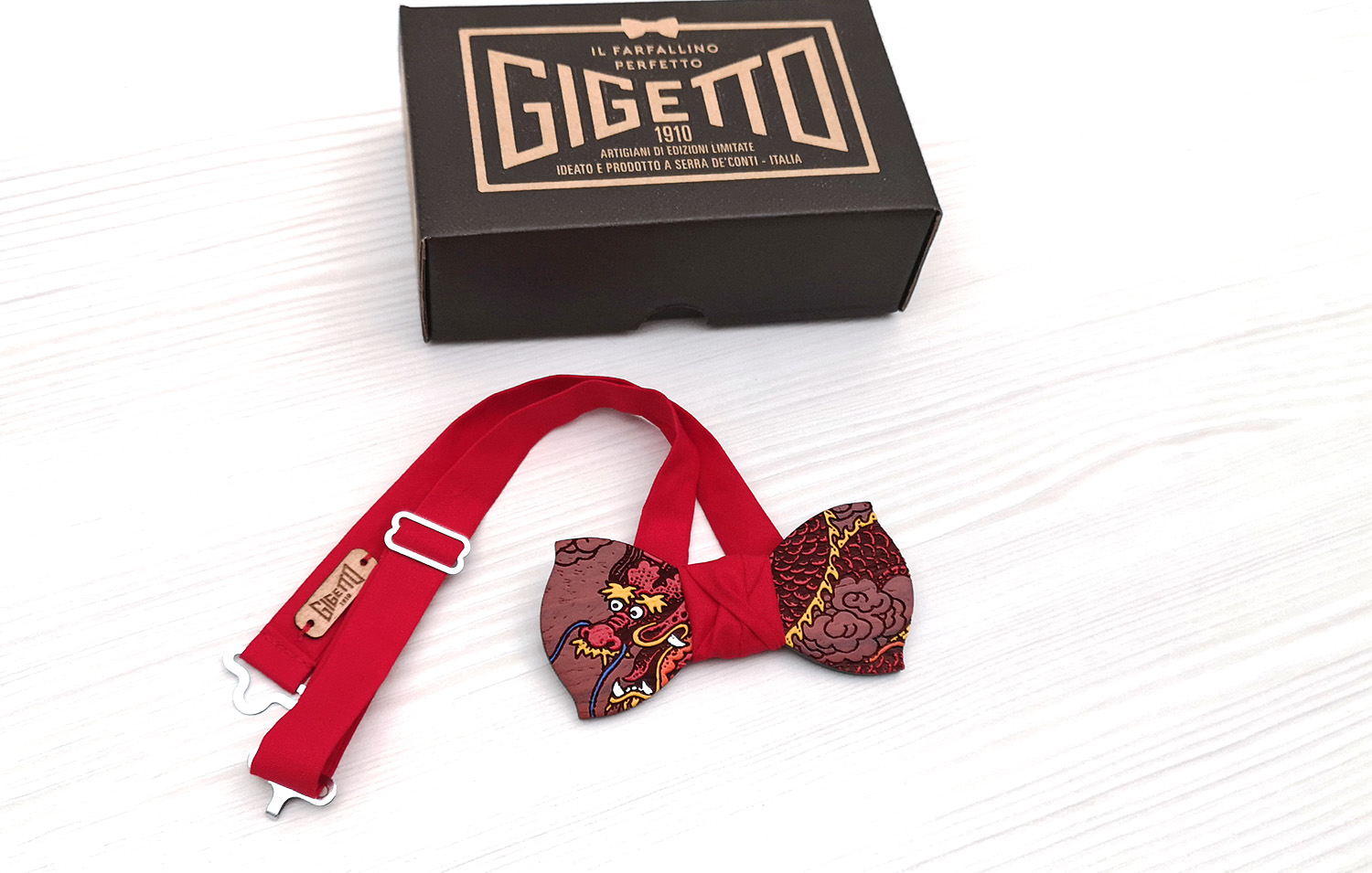 papillon dragone dipinto a mano Gigetto1910